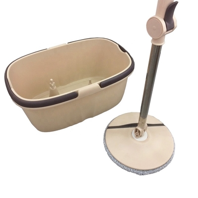 Cubeta mágica de gerencio destacável sustentável do espanador da limpeza de Microfiber do centrifugador do espanador 360 de BNcompany com WR de aço inoxidável